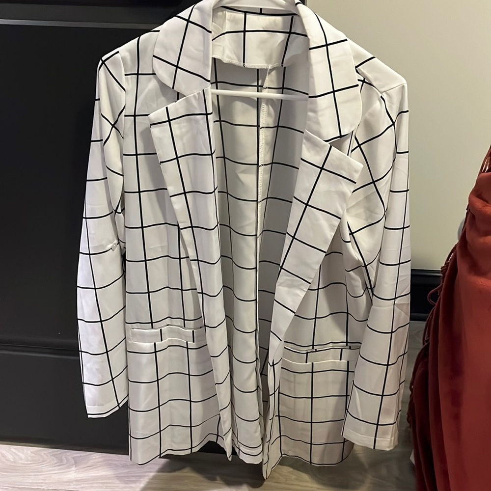 Black and White Blazer